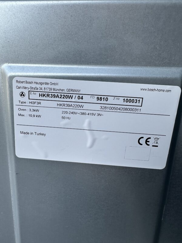 Bosch Serie 4 HKR39A220W keramisk spis 60 cm - Bild 4