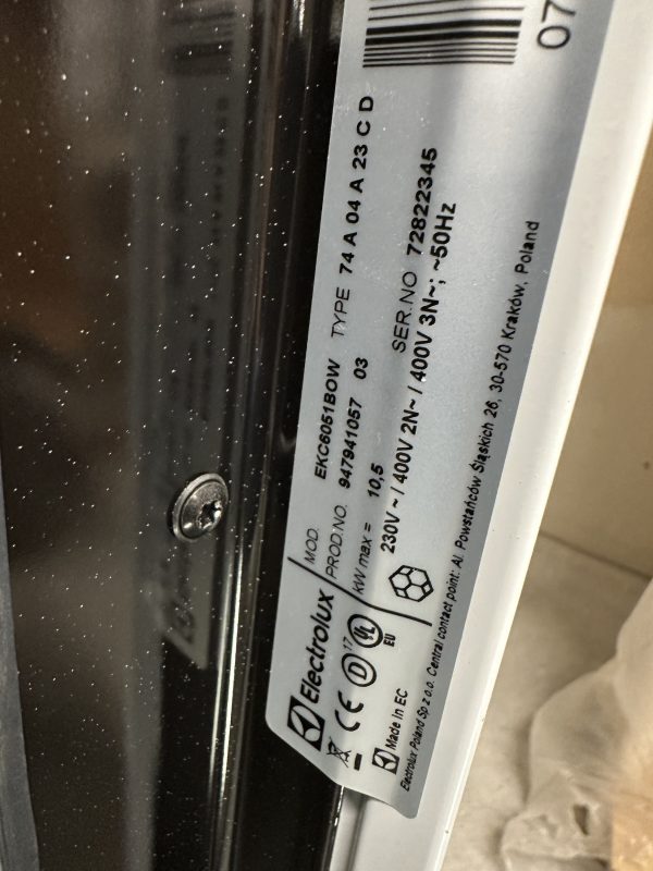 Electrolux Spis med glaskeramikhäll – Modell EKC6051BOW - Bild 3