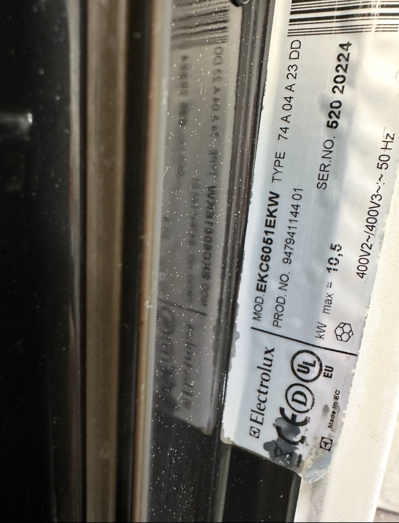 Electrolux Spis – Glaskeramik, Vit (EKC6051EKW) - Bild 4