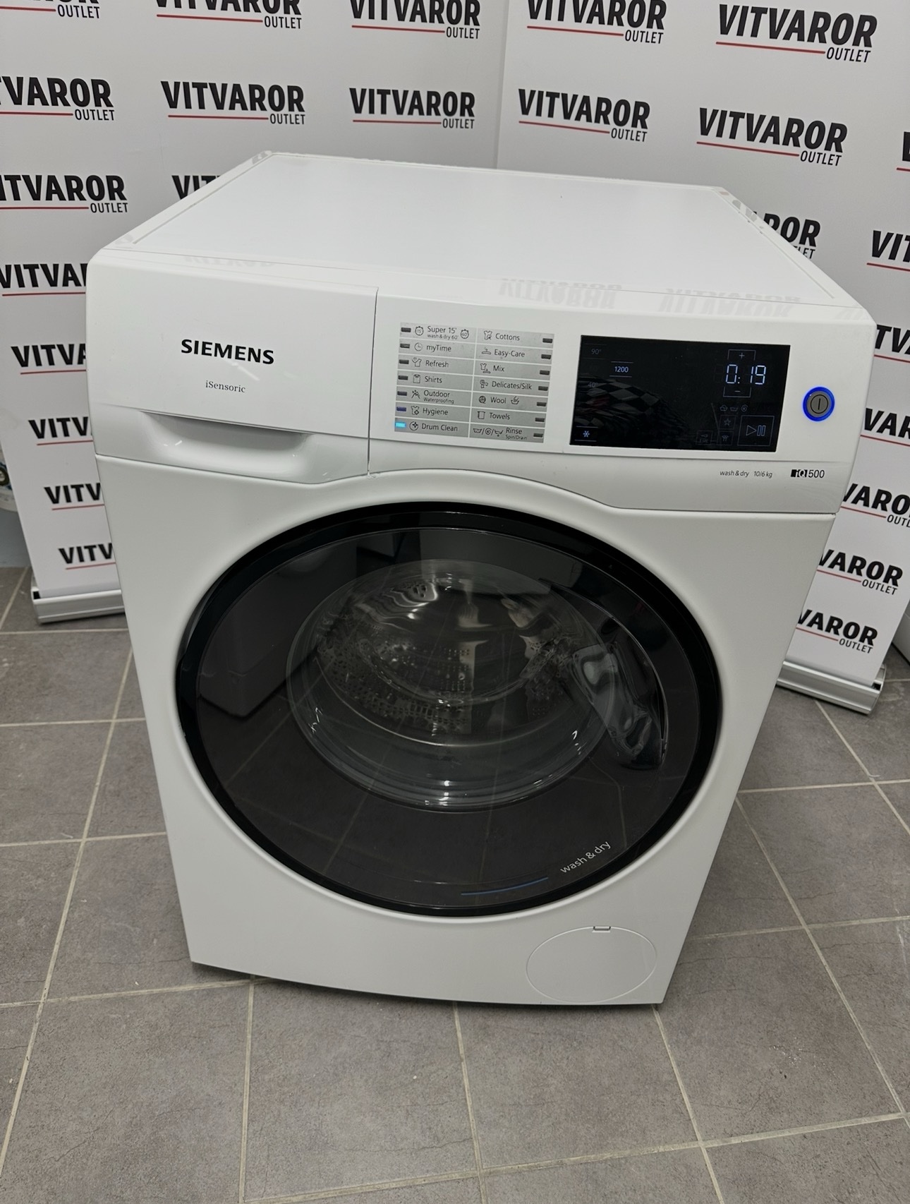 Siemens tvätt & tork i ett – iSensoric 10 kg / 6 kg