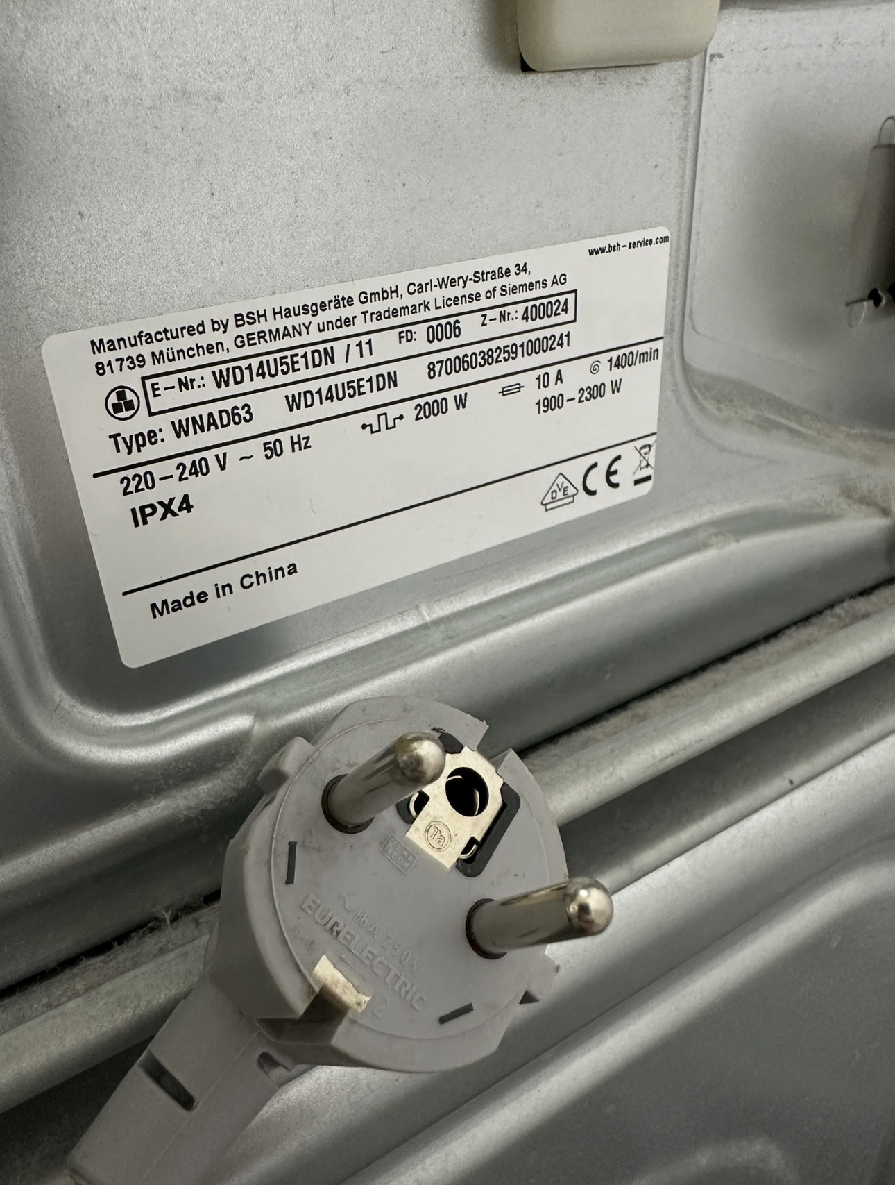 Siemens tvätt & tork i ett – iSensoric 10 kg / 6 kg - Bild 2