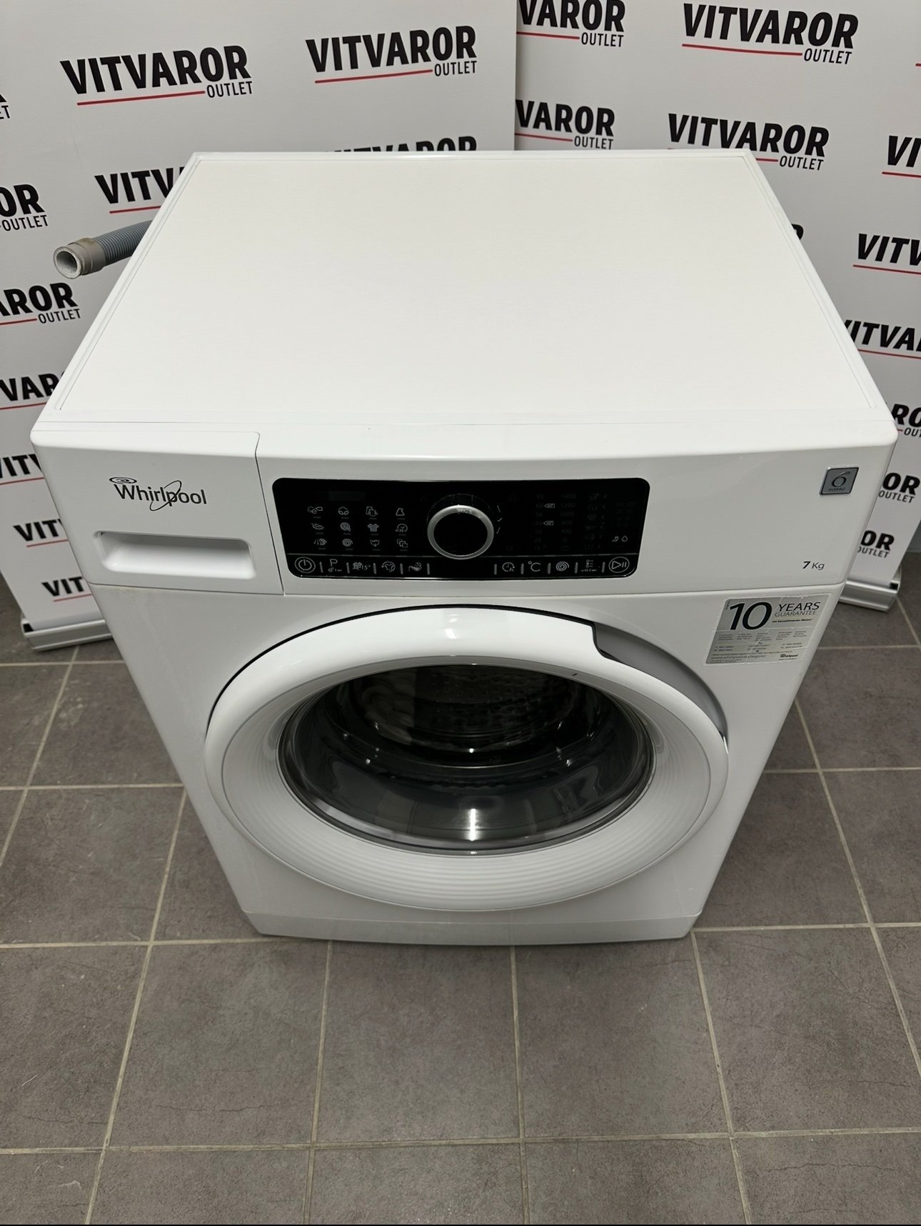 Whirlpool tvättmaskin 7 kg – FSCR70411 (6th Sense) - Bild 2