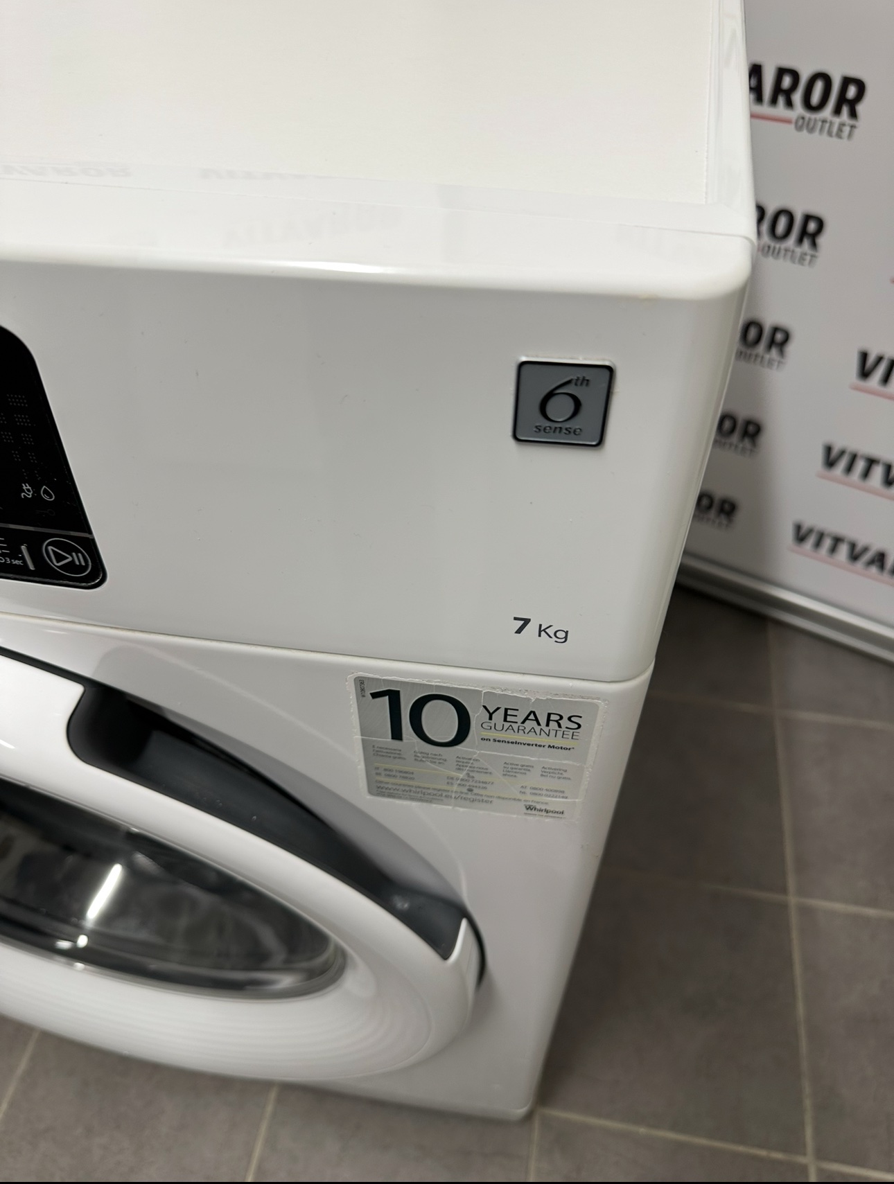 Whirlpool tvättmaskin 7 kg – FSCR70411 (6th Sense) - Bild 7