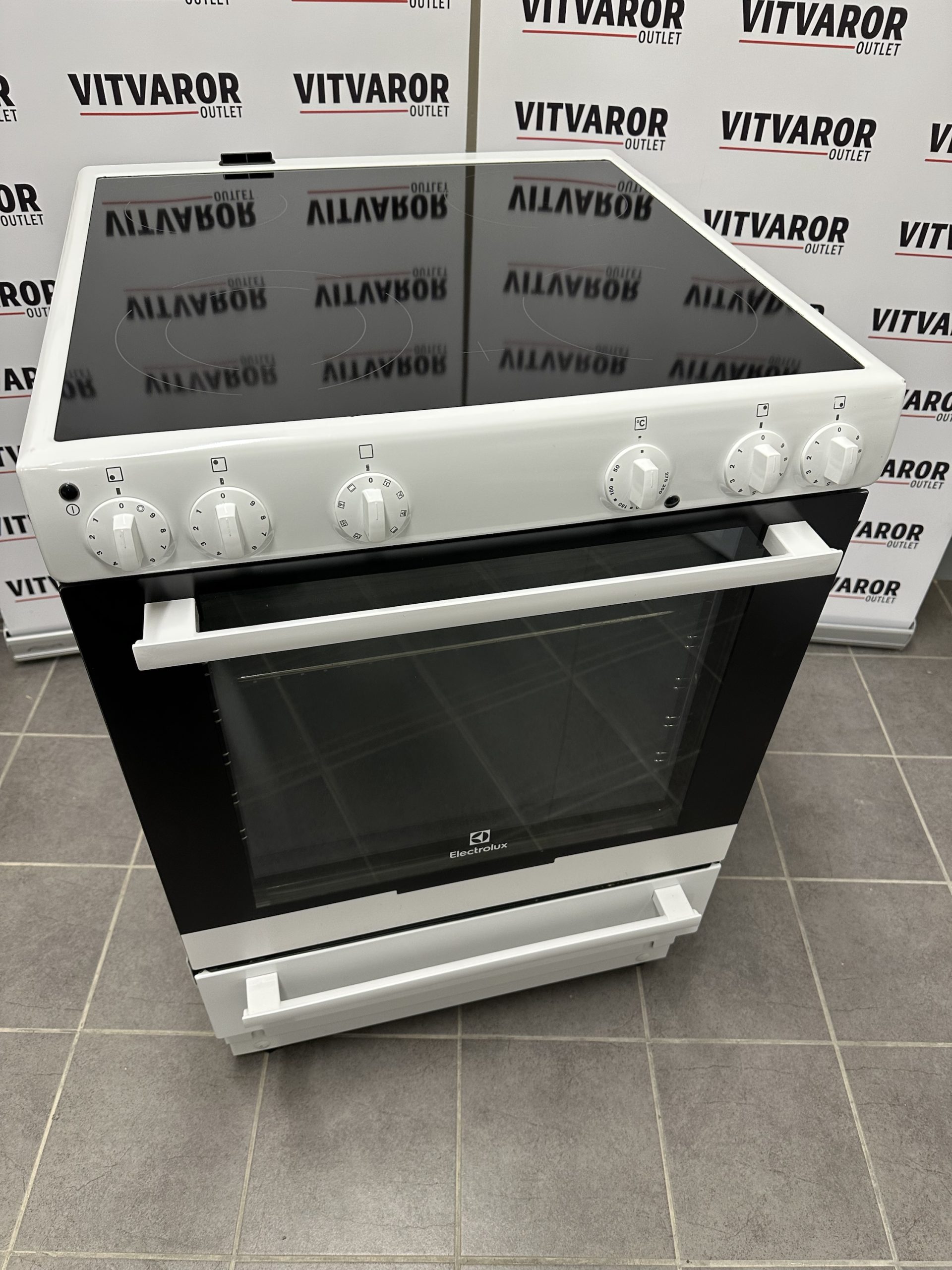 Electrolux Spis med Glaskeramikhäll – 60 cm (Vit)