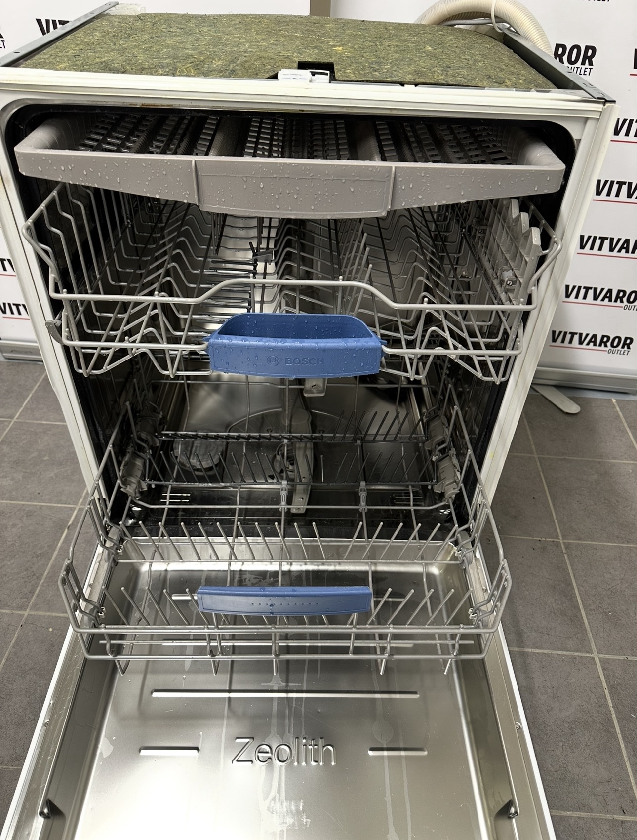 Bosch integrerad diskmaskin – 60 cm – Zeolith – Begagnad - Bild 4