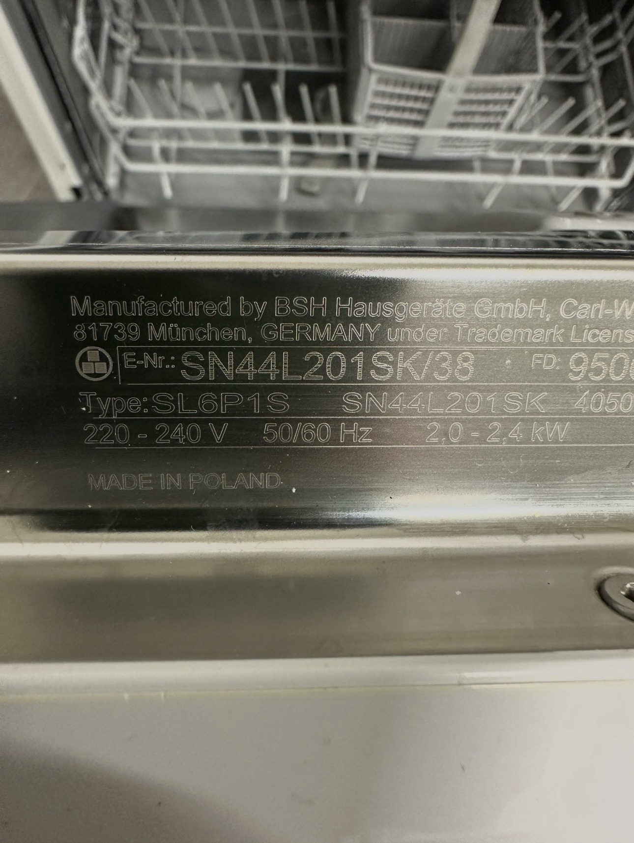 Siemens diskmaskin 60 cm begagnade - Bild 6