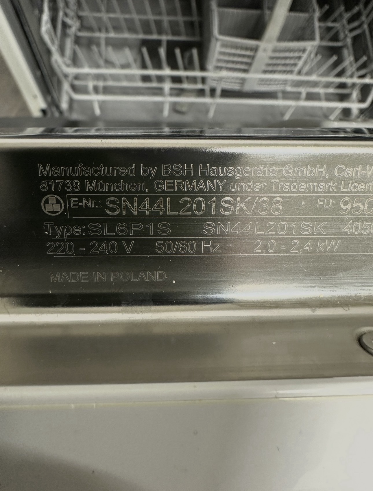 Siemens diskmaskin 60 cm begagnade - Bild 2