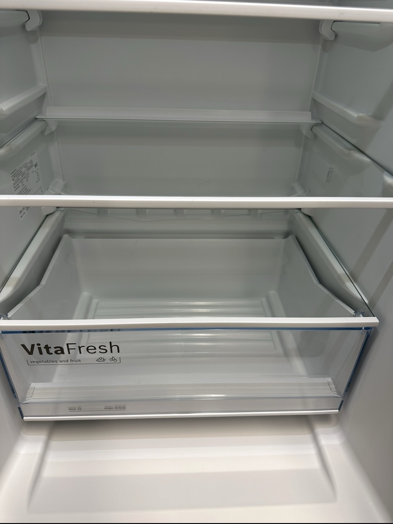 Bosch Kyl/Frys – 175 cm – Rostfri look – VitaFresh & BigBox begagnad - Bild 6