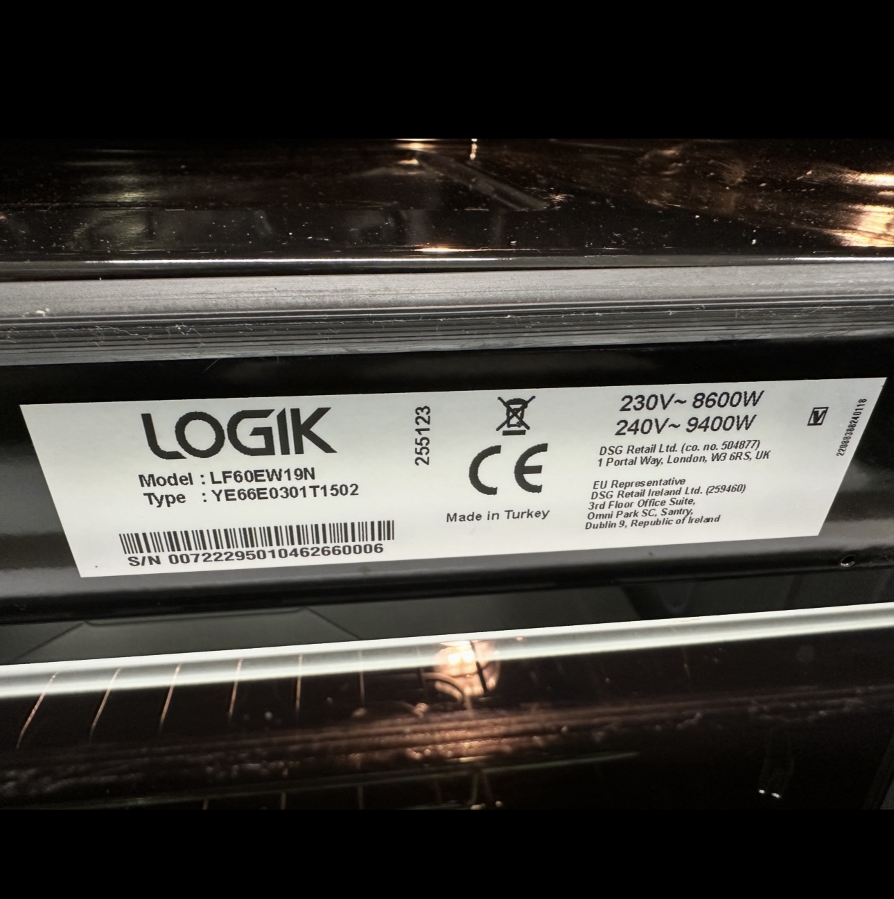 Logik spis 60 cm – 230V – 1350 kr - Bild 7