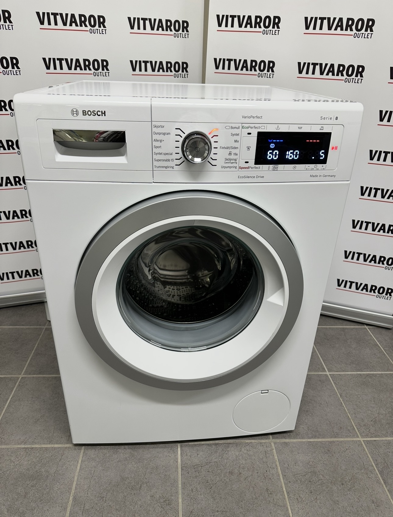 Bosch Serie 8 Tvättmaskin – 8 kg – 1600 rpm