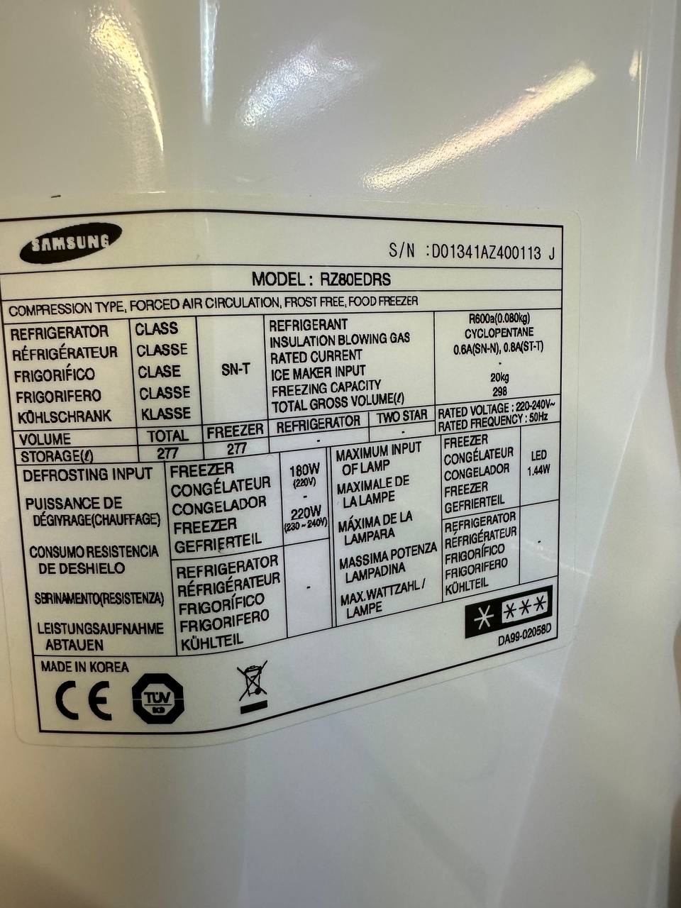Samsung kyl & frys 180 cm - Bild 15