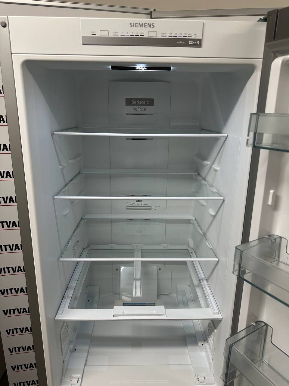 Siemens kyl/frys i rostfritt utförande - Bild 3