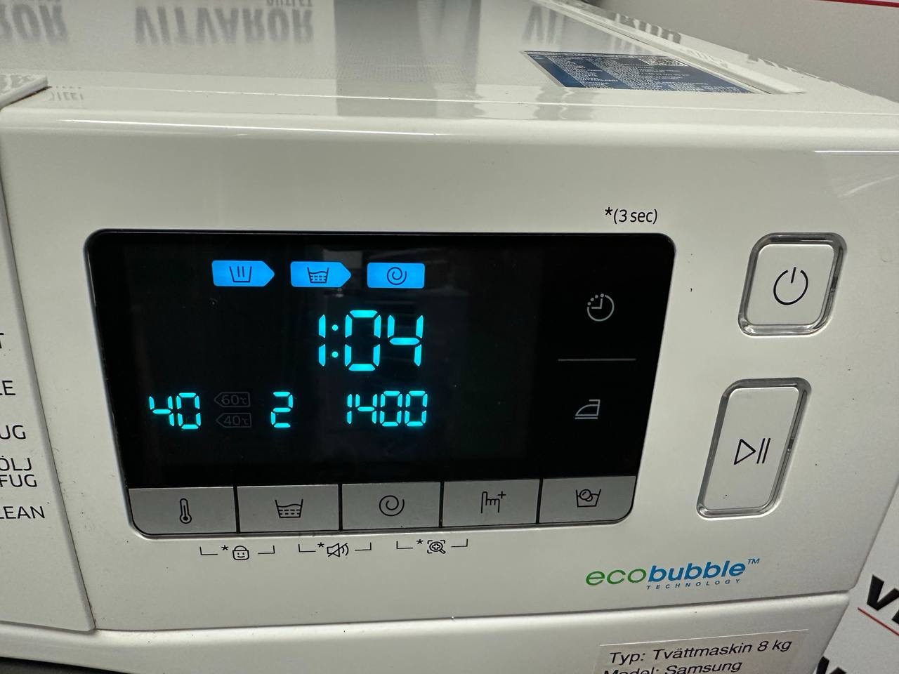 Samsung EcoBubble 8 kg Tvättmaskin – 1 900 kr - Bild 6