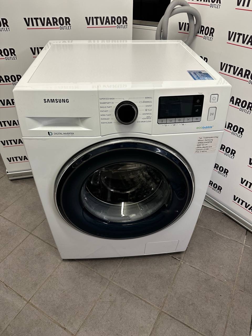 Samsung EcoBubble 8 kg Tvättmaskin – 1 900 kr - Bild 3