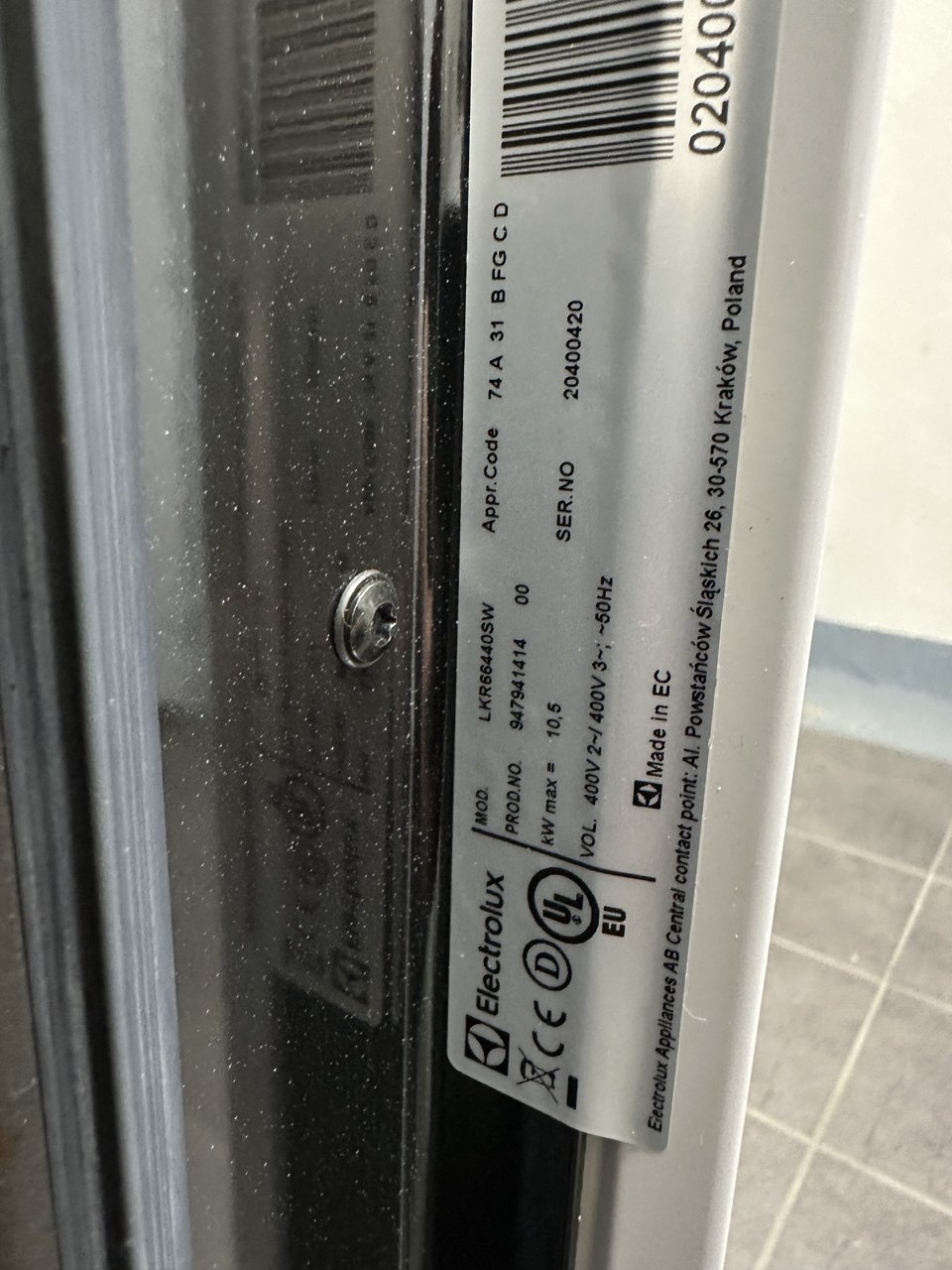 Electrolux LKR66440SW Keramikspis 60 cm – SteamBake, AirFry och Varmluft - Bild 7