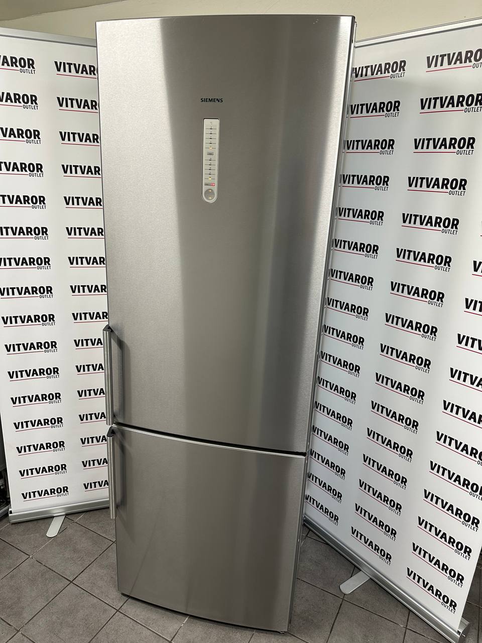 Begagnad Siemens KG49NA95 kyl/frys NoFrost rostfri 389 L