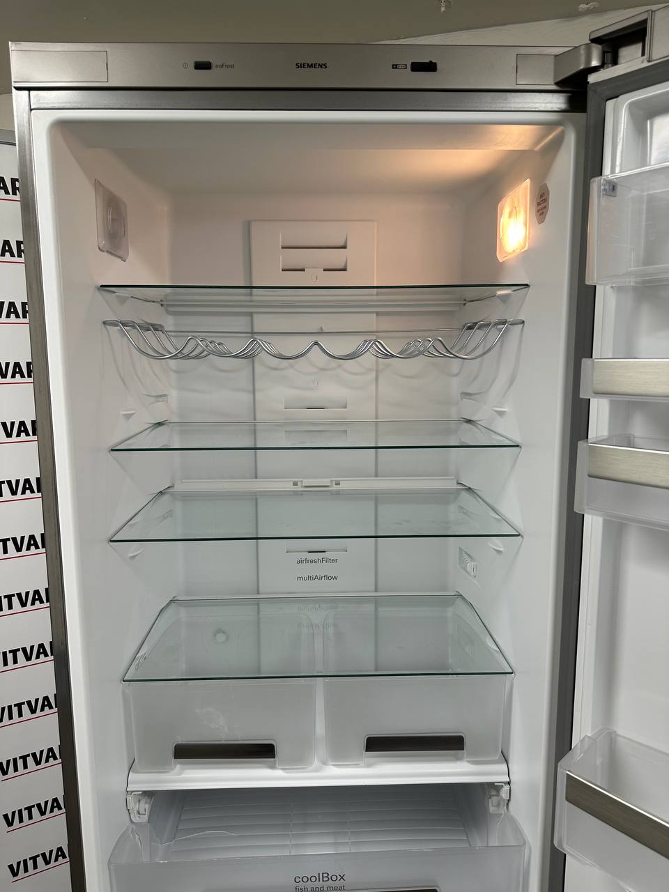 Begagnad Siemens KG49NA95 kyl/frys NoFrost rostfri 389 L - Bild 5