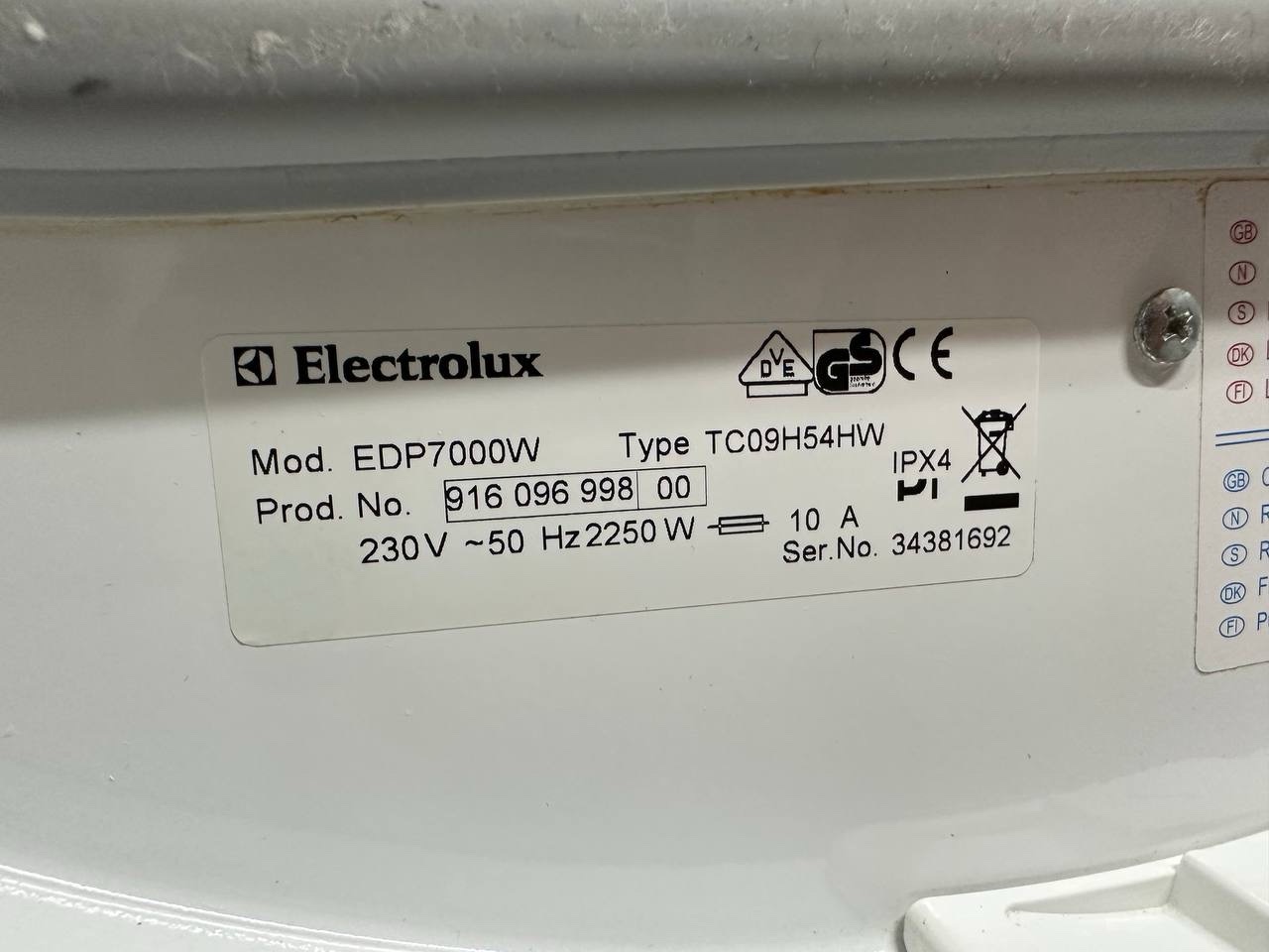 Electrolux torktumlare 7 kg – ReverseAction – fint skick - Bild 4