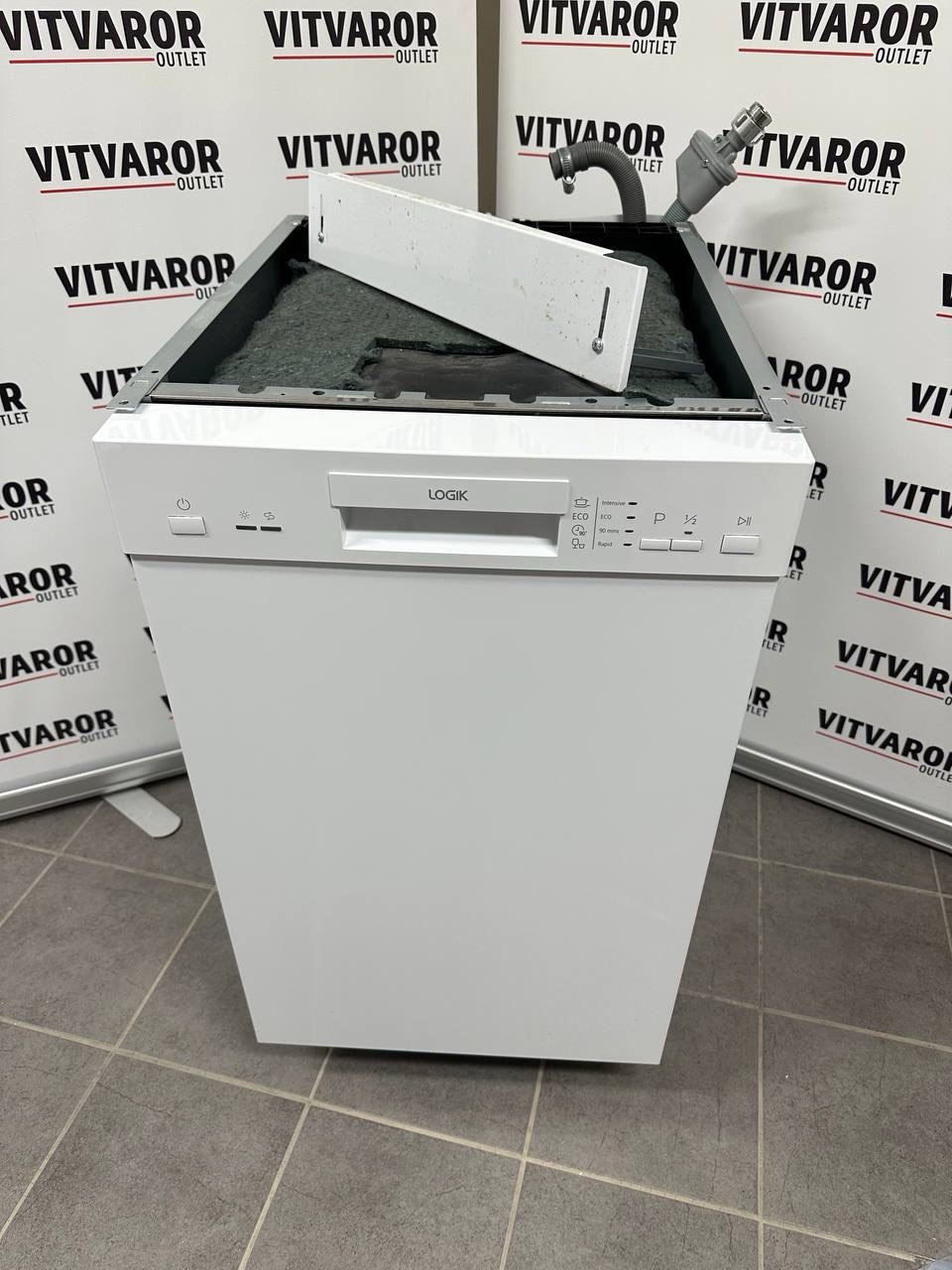 Logik diskmaskin 45 cm – vit – smidig modell - Bild 10
