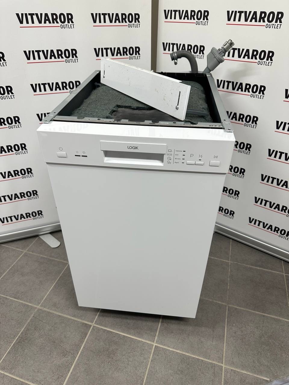 Logik diskmaskin 45 cm – vit – smidig modell - Bild 2