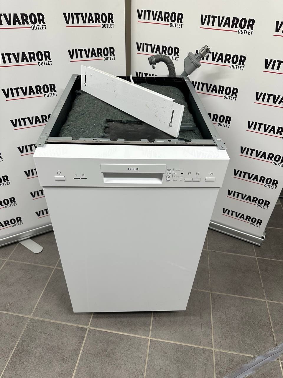 Logik diskmaskin 45 cm – vit – smidig modell - Bild 3