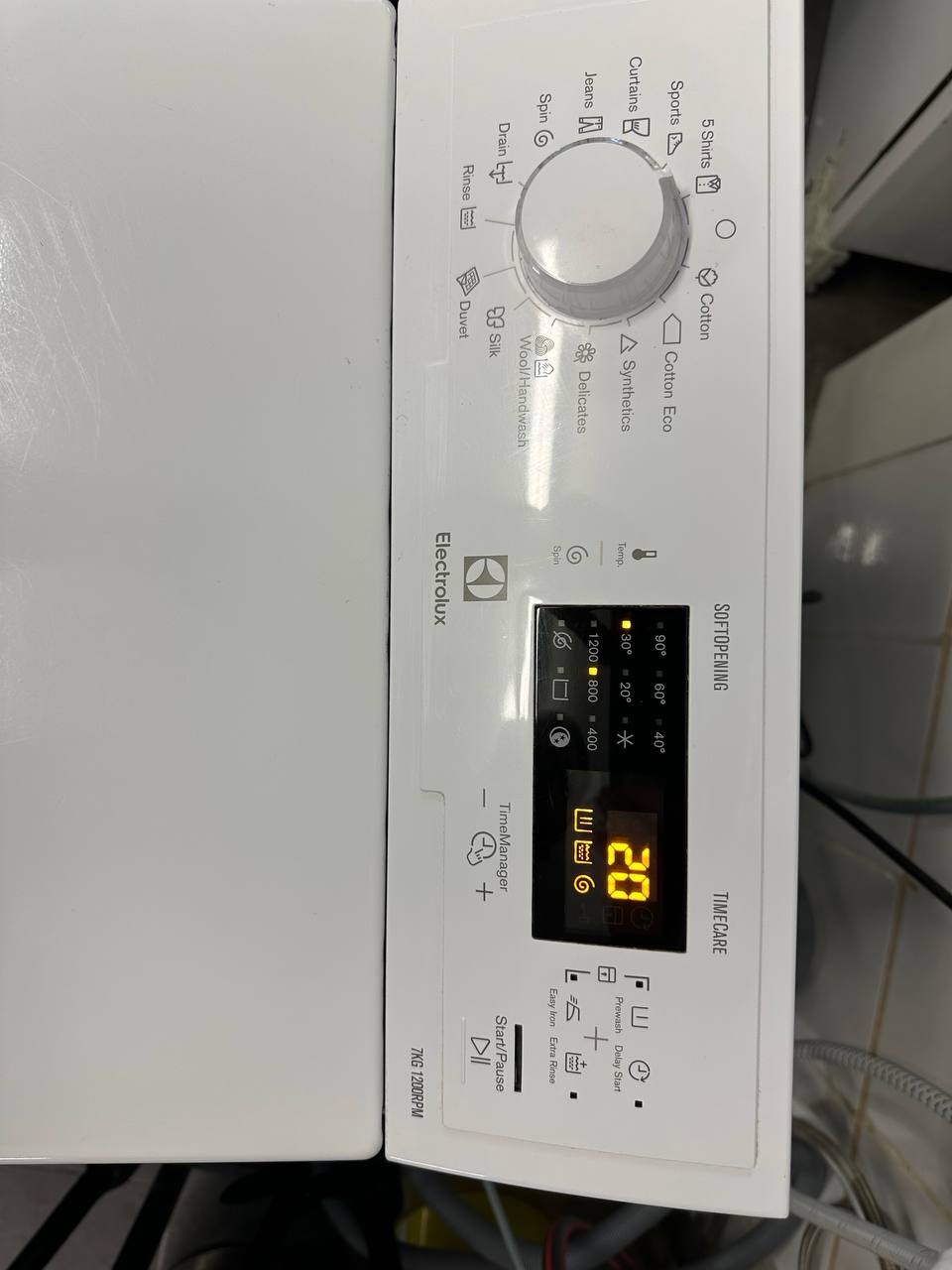 Electrolux toppmatad tvättmaskin 7 kg – 40 cm bred - Bild 8