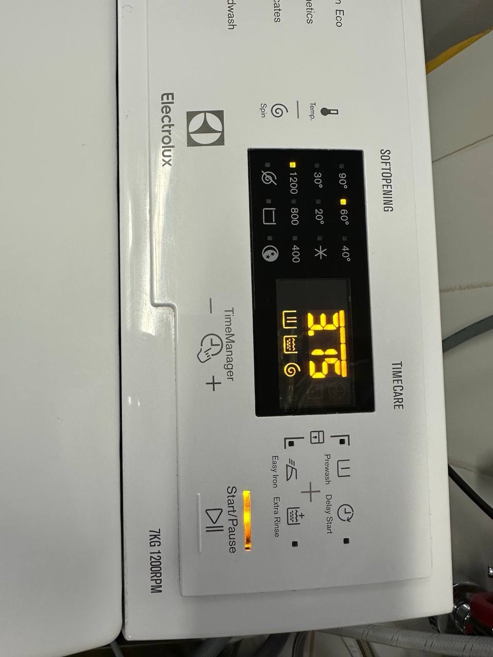 Electrolux toppmatad tvättmaskin 7 kg – 40 cm bred - Bild 9
