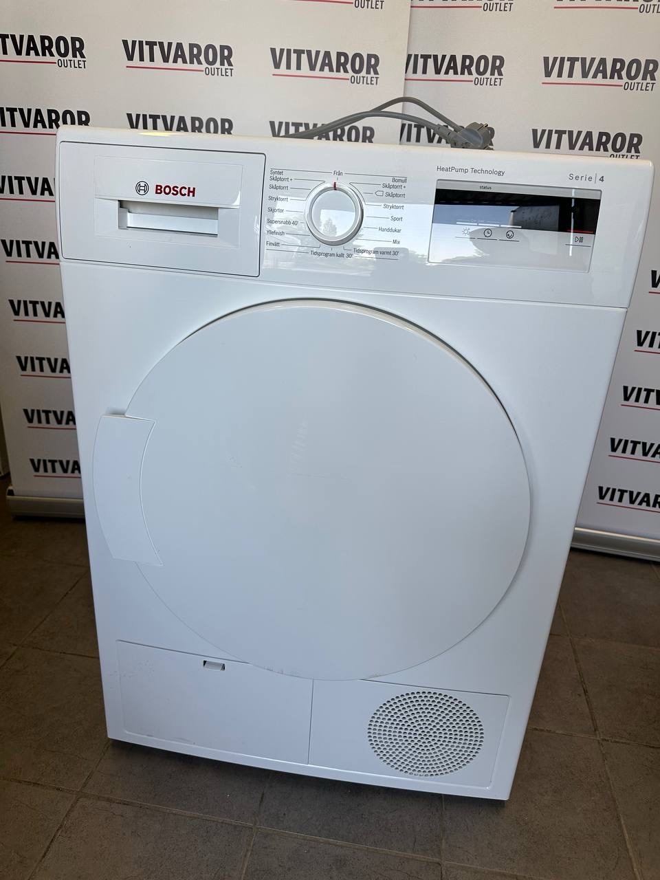 Bosch Serie 4 Värmepumpstorktumlare – 7 kg | A+ | 2 500 kr