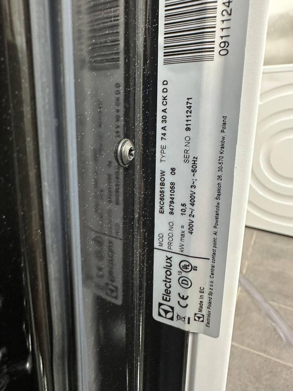 Electrolux EKC6051BOW Glaskeramikspis 60 cm Varmluftsugn 72 L Vit - Bild 9