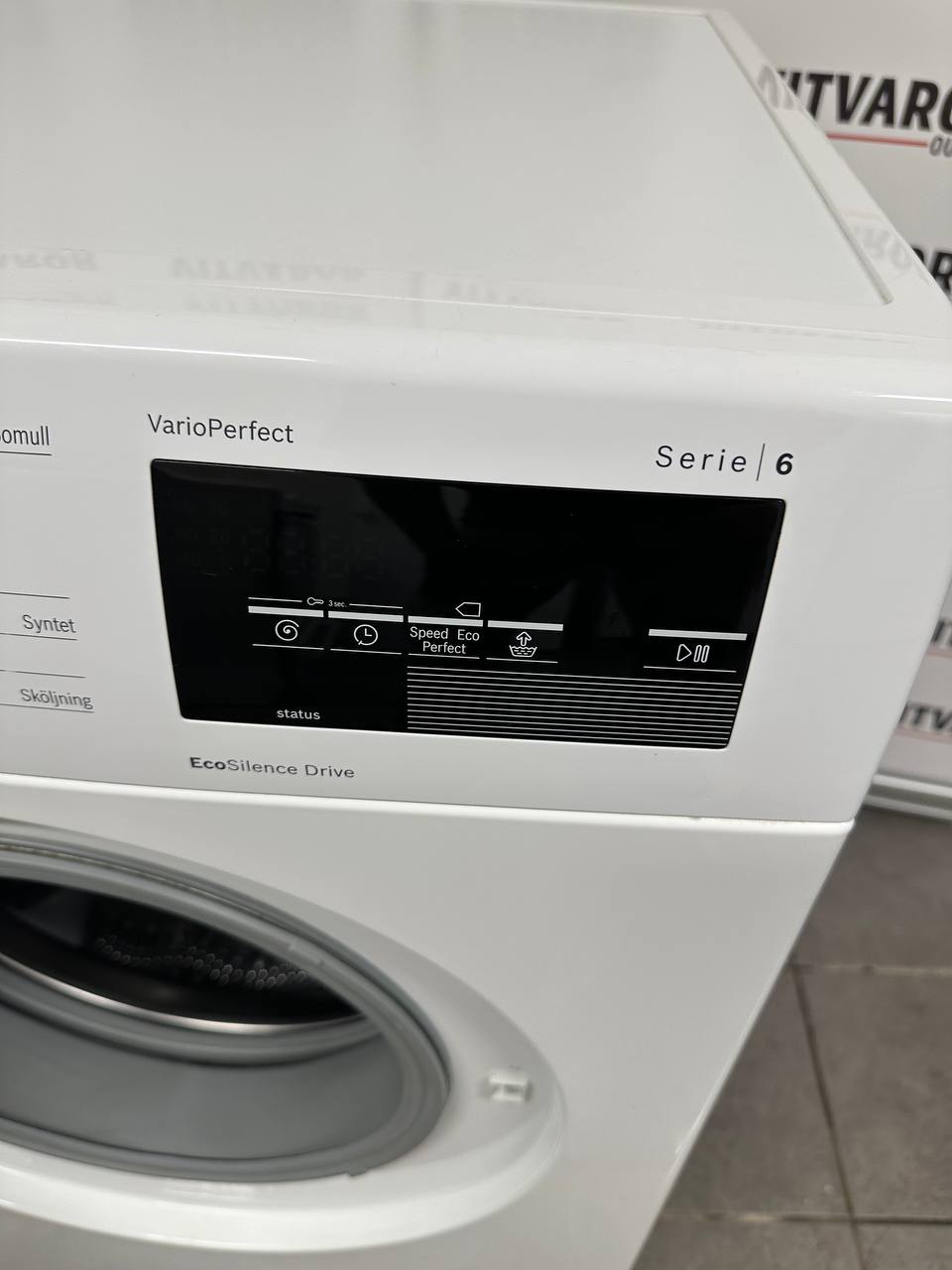 Bosch WAT283L8SN/20 kontrollpanel