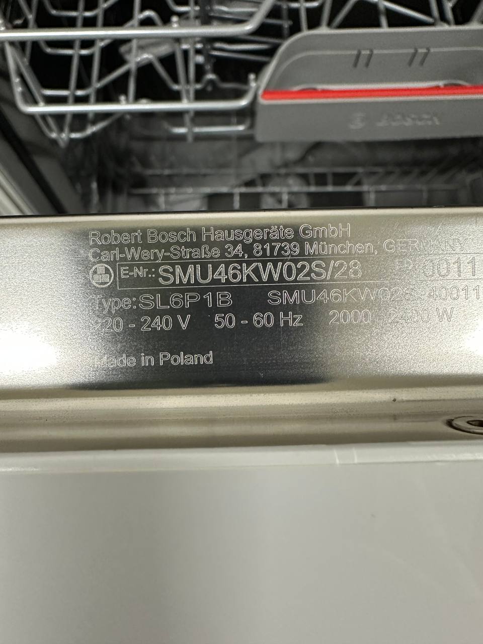 Begagnad Bosch diskmaskin 60 cm