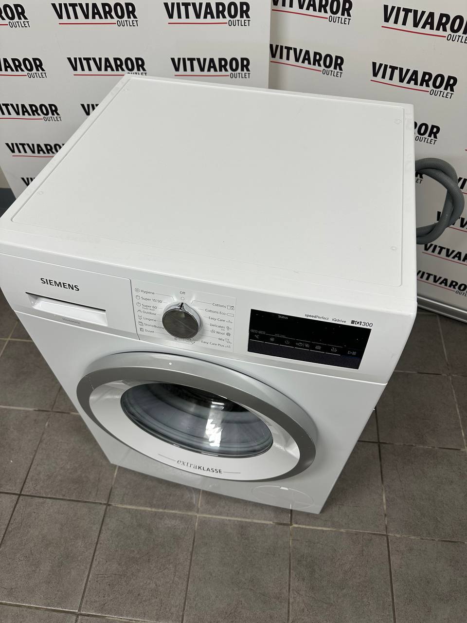 Siemens tvättmaskin från sidan