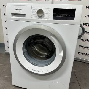 Begagnad Siemens WM14N207DN/07 tvättmaskin framifrån