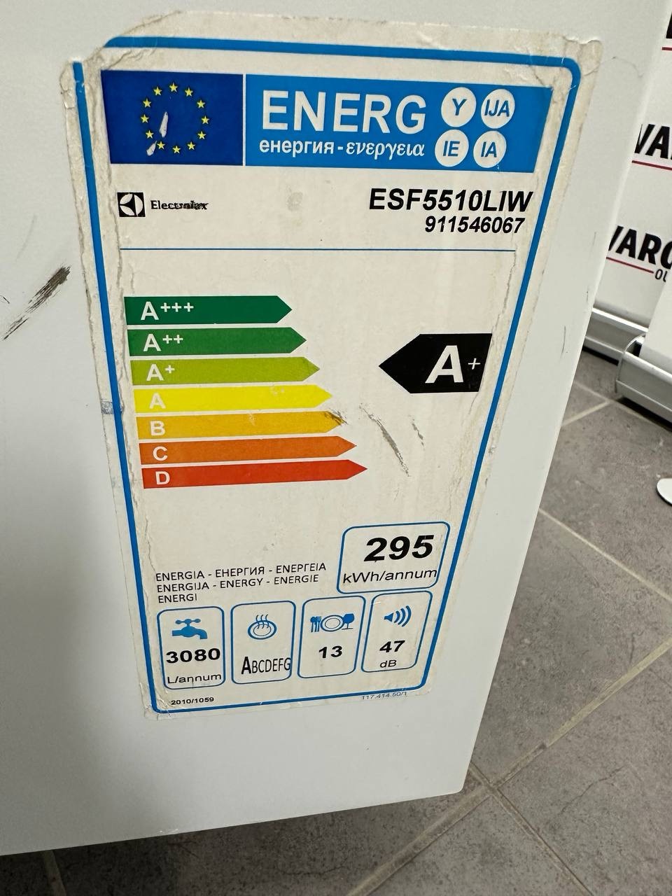 Electrolux diskmaskin 60 cm begagnad - Bild 10