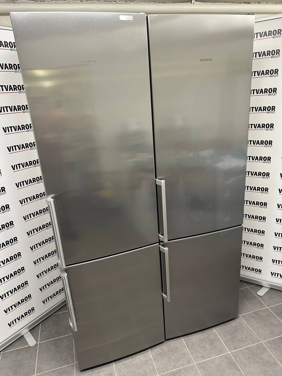 Begagnad Siemens kyl frys 200 cm rostfri
