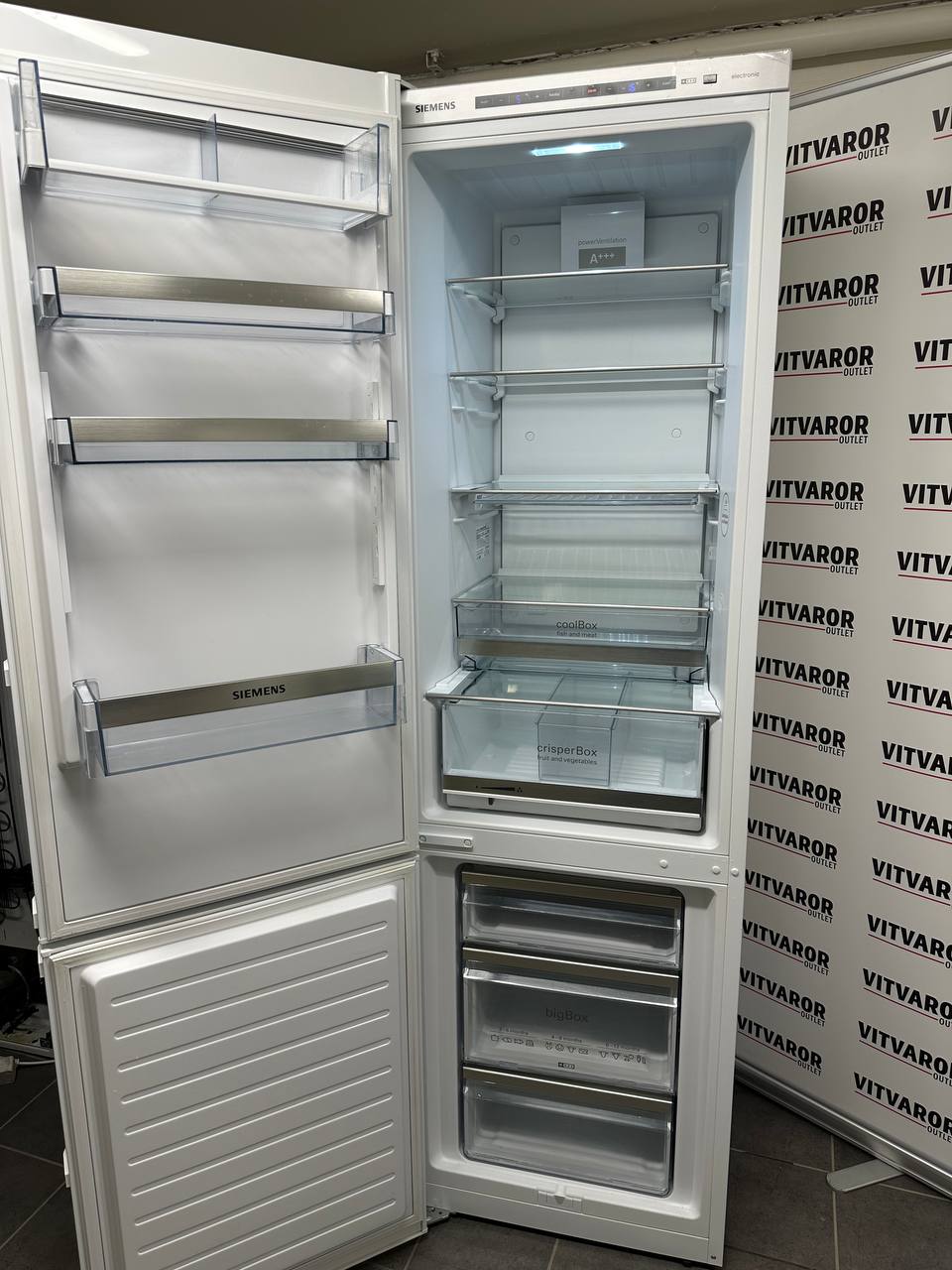Siemens kyl frys A+++ KG39EAW40 öppen med kyl och fryslådor