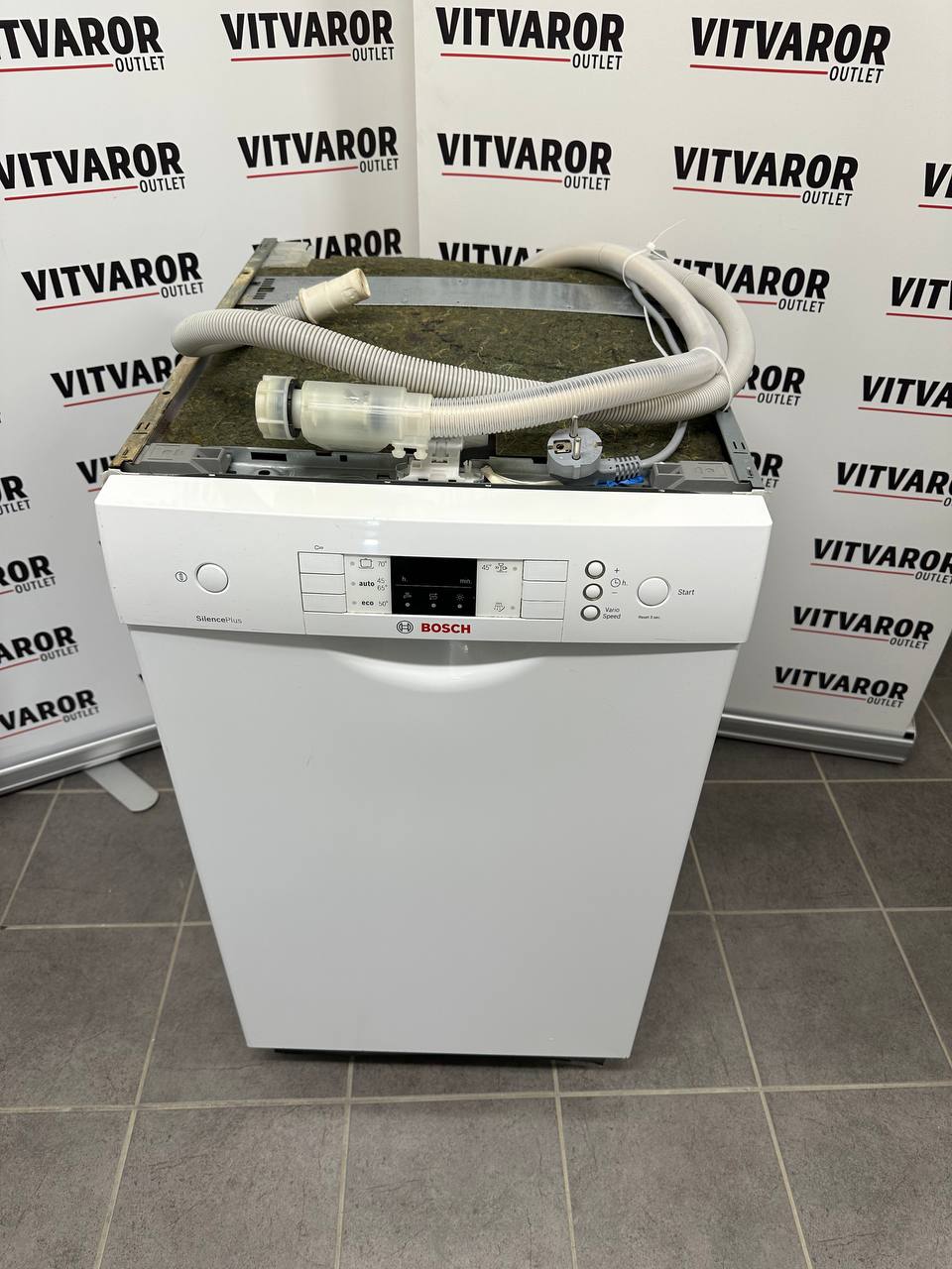 Bosch SPU53M02SK diskmaskin kontrollpanel