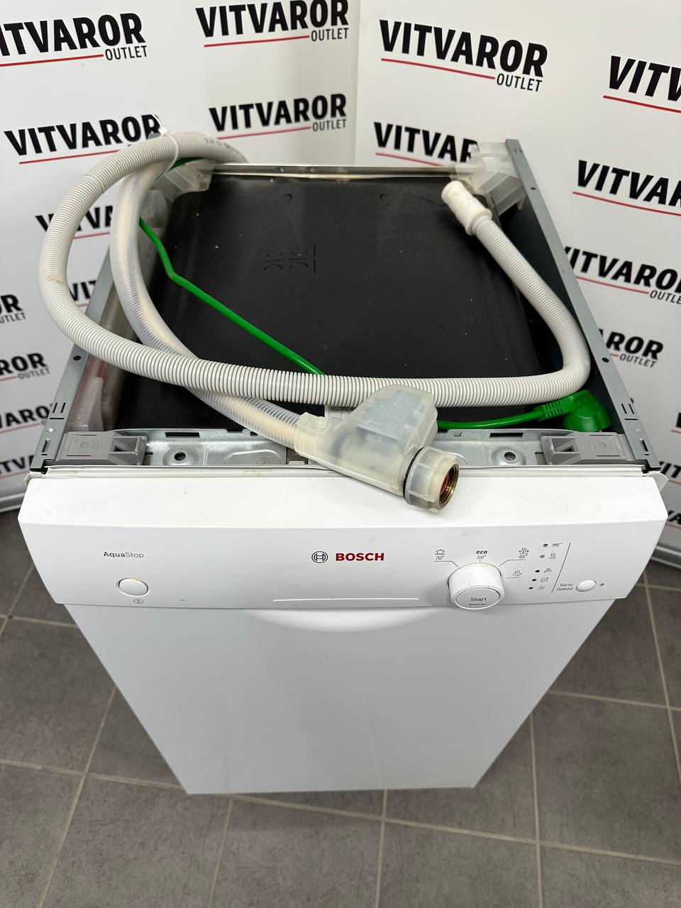 Begagnad Bosch SPU40E62SK/45 diskmaskin 45 cm – vit, AquaStop - Bild 2