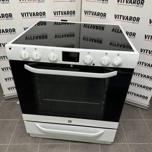 Begagnad Husqvarna QSG7132W spis med glaskeramisk häll
